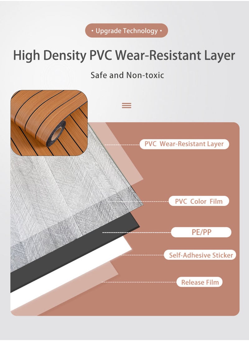 EzzySo Vinyl Peel and Stick Wall Tiles - 1 Roll Grid Pattern 3D Foam Wallpaper, Self-Adhesive Thickened Wall Covering for Ceiling, Partition, Curved Surfaces Indoor Use Moisture-Proof Sound Insulation Wallboard 2.8mm×40cm×300cm  - Image 4