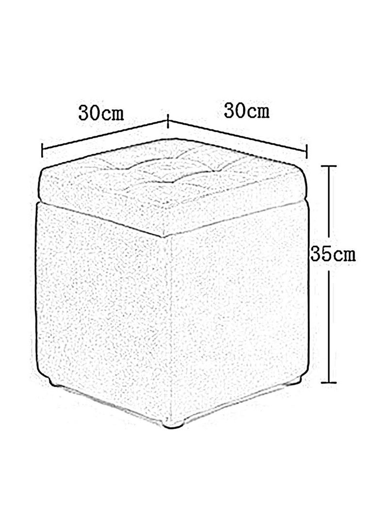 LINGWEI Ottoman Storage Box Change Shoe Stool Coffee Table for Home Living Room Bedroom Box Bench Chair - Image 5
