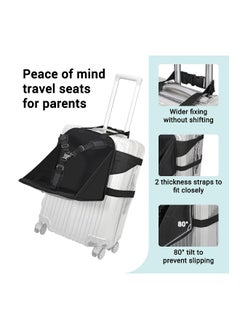 Generic Toddler Ride-On Luggage with Seat, Portable Foldable Kids Travel Chair with Seat Belt, Convenient Carry-On for Parents, Ideal Toddler Carrier for Stress-Free Travel.  - Image 5