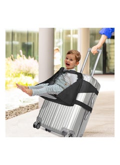 Generic Toddler Ride-On Luggage with Seat, Portable Foldable Kids Travel Chair with Seat Belt, Convenient Carry-On for Parents, Ideal Toddler Carrier for Stress-Free Travel.  - Image 2
