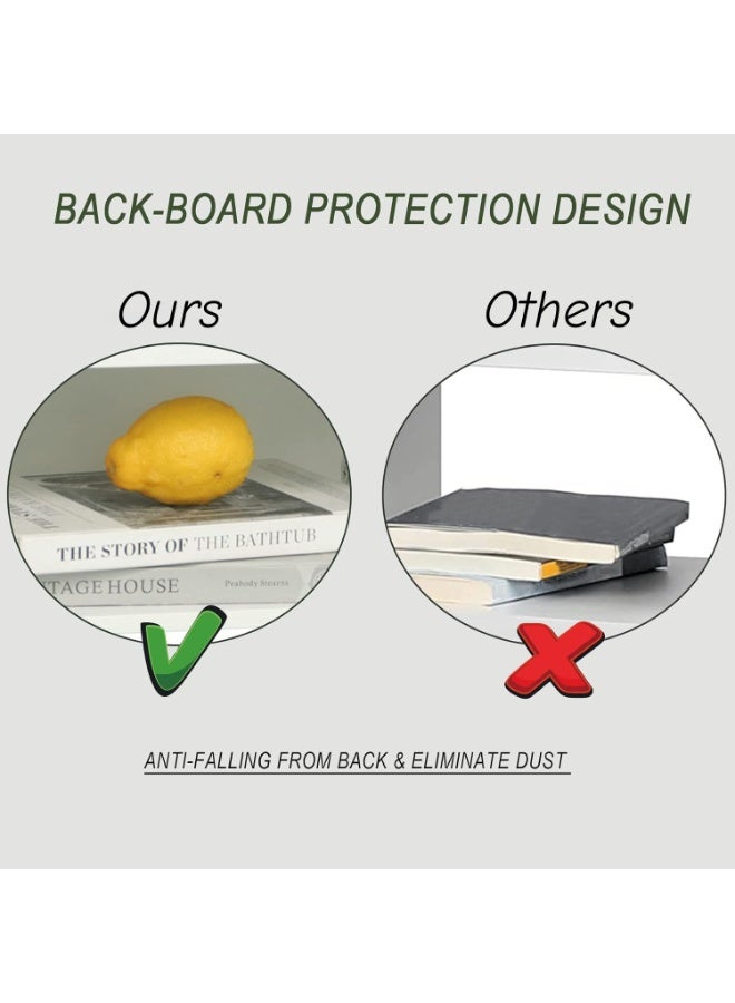 جورونب طاولة جانبية بيضاء، طاولة جانبية صغيرة للسرير للمساحات الصغيرة، طاولة جانبية حديثة منتصف القرن مع مساحة تخزين وأرجل من الخشب الصلب لغرفة النوم وغرفة المعيشة (أبيض) - Image 5