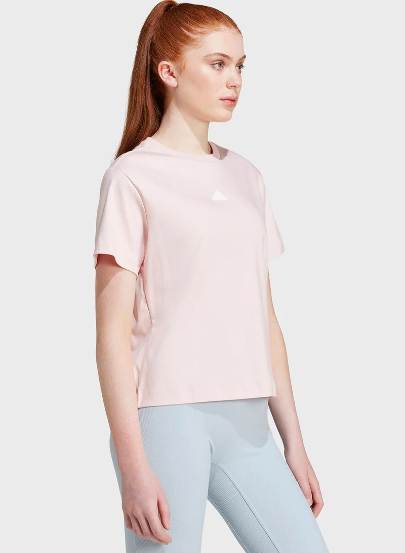 Adidas Signature Graphic Print T-Shirt