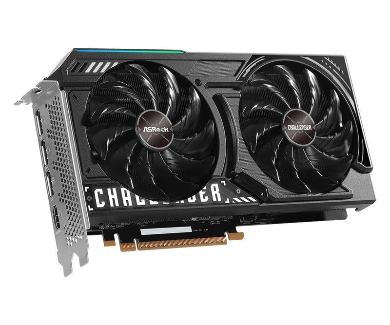 ASRock Intel Arc B570 Challenger 10GB OC GDDR6 Graphics Card, 2600 MHz GPU, 19 Gbps Memory, Dual Fan, Metal Backplate, HDMI 2.1a, DisplayPort 2.1, 0dB Cooling - Image 5