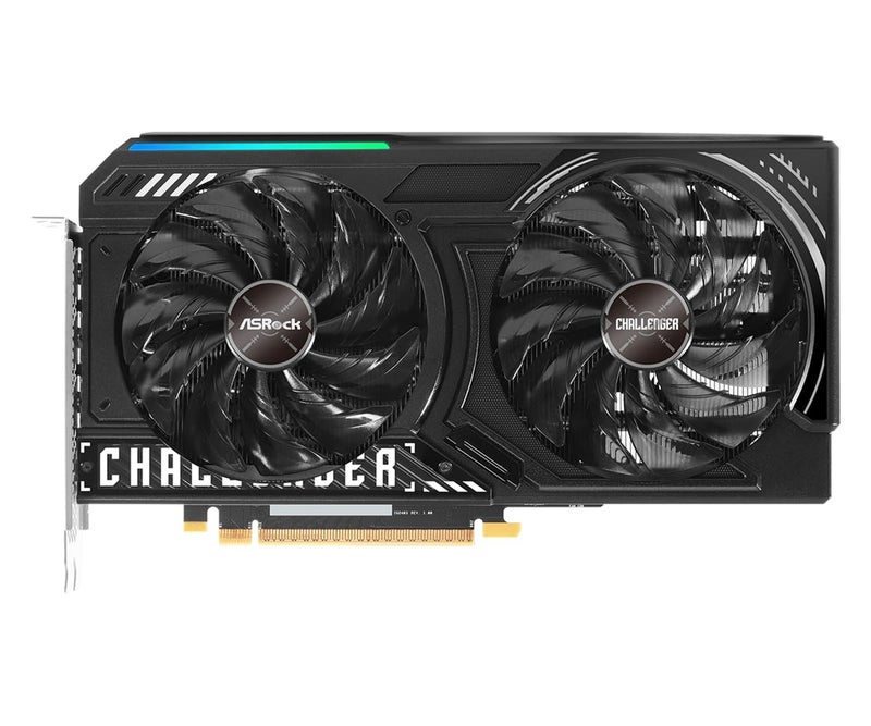 ASRock Intel Arc B570 Challenger 10GB OC GDDR6 Graphics Card, 2600 MHz GPU, 19 Gbps Memory, Dual Fan, Metal Backplate, HDMI 2.1a, DisplayPort 2.1, 0dB Cooling - Image 2