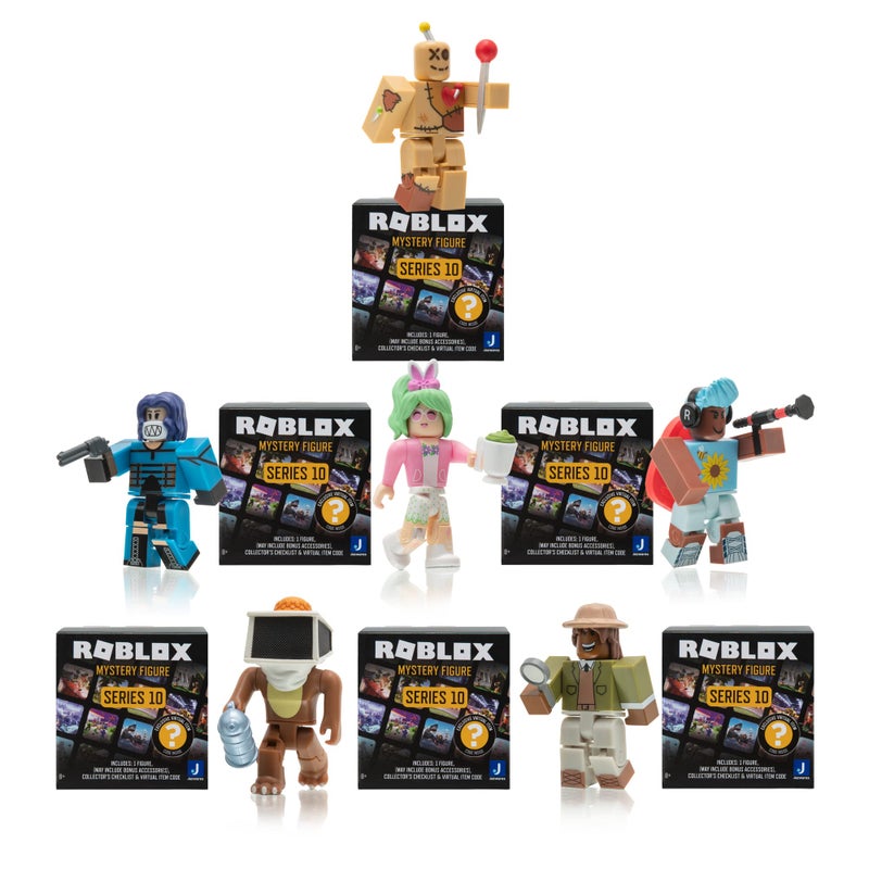 Roblox Celebrity Collection - Series 10 Mystery Figure 6-Pack [Includes 6 Exclusive Virtual Items] - Image 1