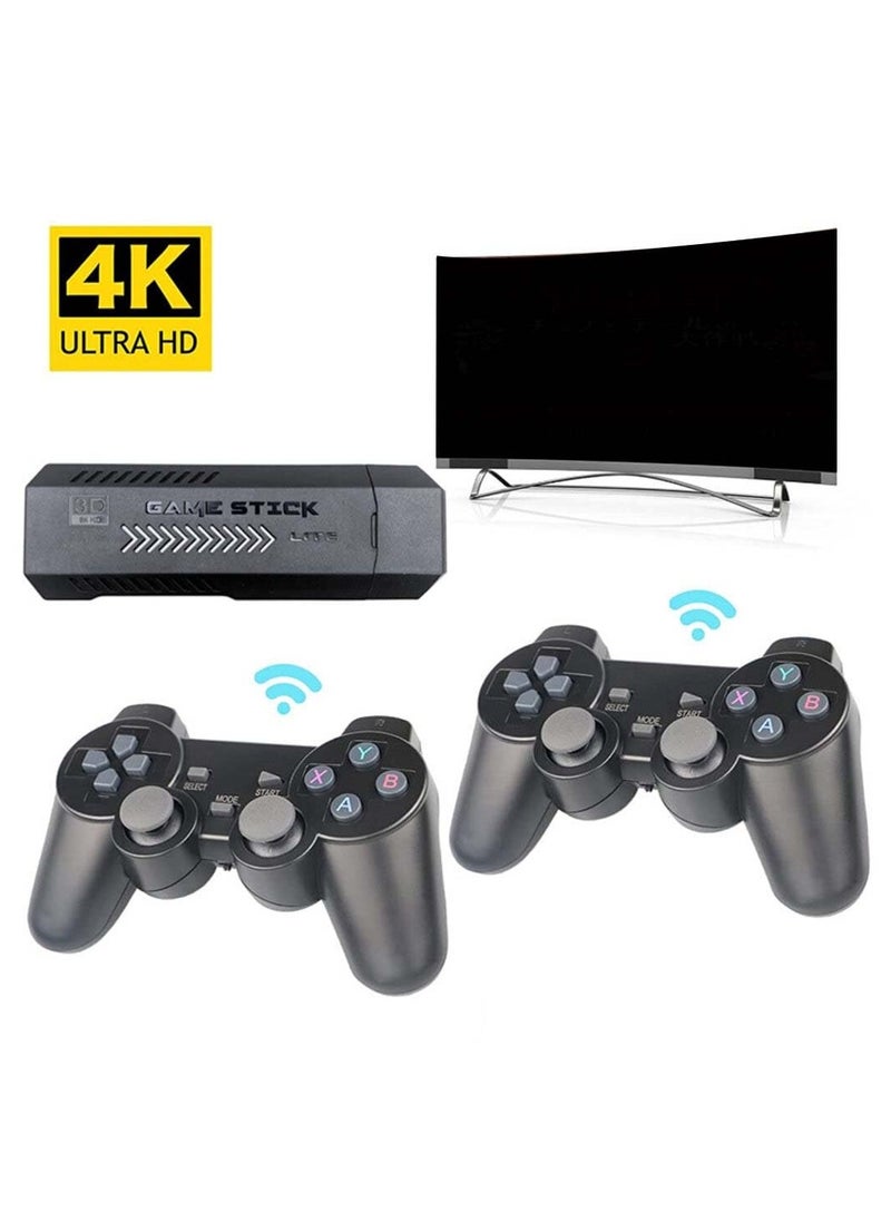 Generic - X2 4K 128G 40000 Game Stick Retro Game Console HD Video Game Console 2.4G Wireless Controller for PS1 GBA Christmas Gifts - Image 1