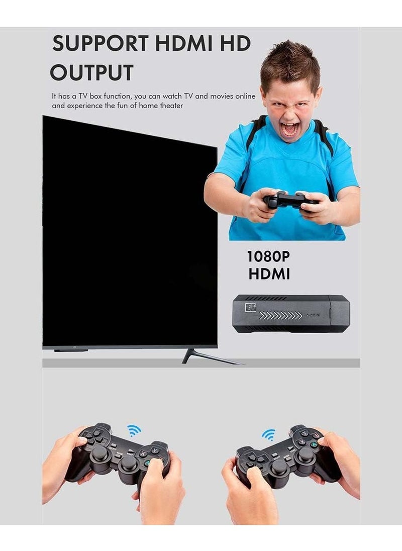 Generic - X2 4K 128G 40000 Game Stick Retro Game Console HD Video Game Console 2.4G Wireless Controller for PS1 GBA Christmas Gifts - Image 1