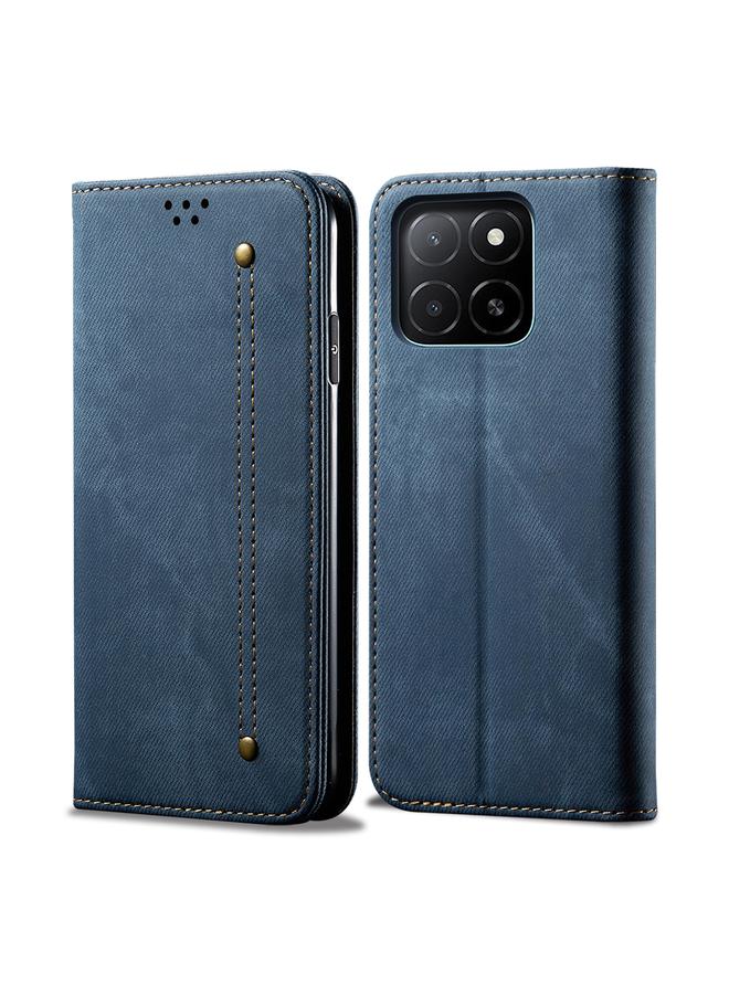 اس-توب جراب هاتف Honor X5b 4G / X5b Plus 4G من الجلد الصناعي بتصميم دنيم - Image 1