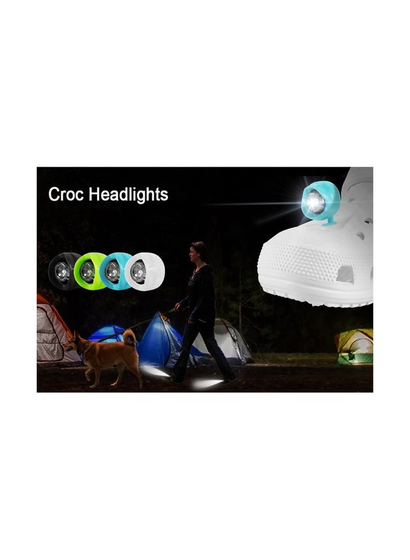 Generic Croc Lights for Shoes Rechargeable/Battery Power 3 Lighting Mode IPX5 Waterproof Crocs Headlights for Shoes Charms Hiking Light - Image 3