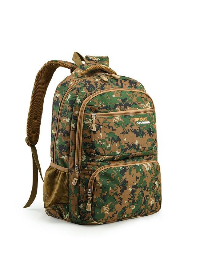 Backpack for college and high school students, camouflage schoolbag for middle school students, fashionable backpack for college students, trendy backpack for both men and women - Image 1