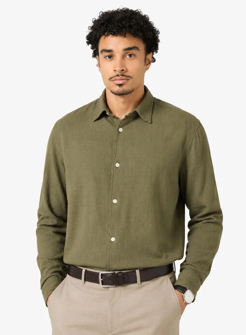 JACK & JONES Jacquard Long Sleeve Shirt