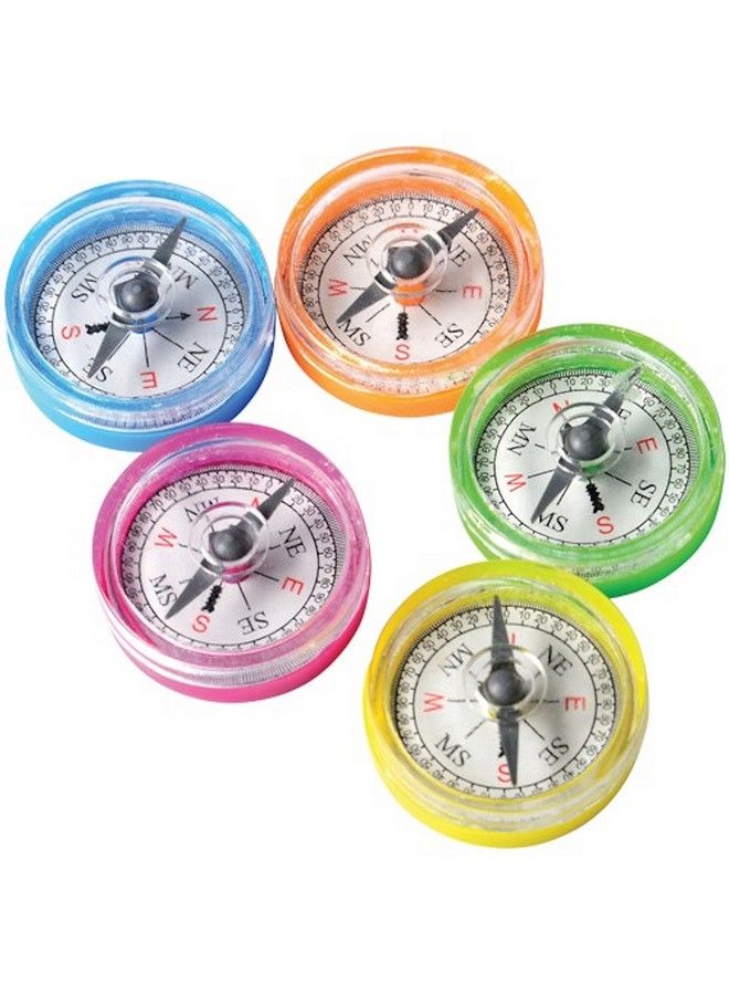 U.S. Toy Lot Of 36 Assorted Color Mini Compass Toys - Image 2