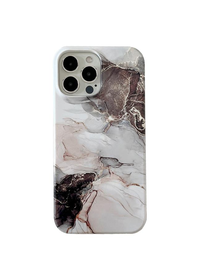 اس-توب جراب لهاتف iPhone 14 Pro Max 2 في 1 جراب هاتف قابل للفصل بنمط رخامي - Image 1