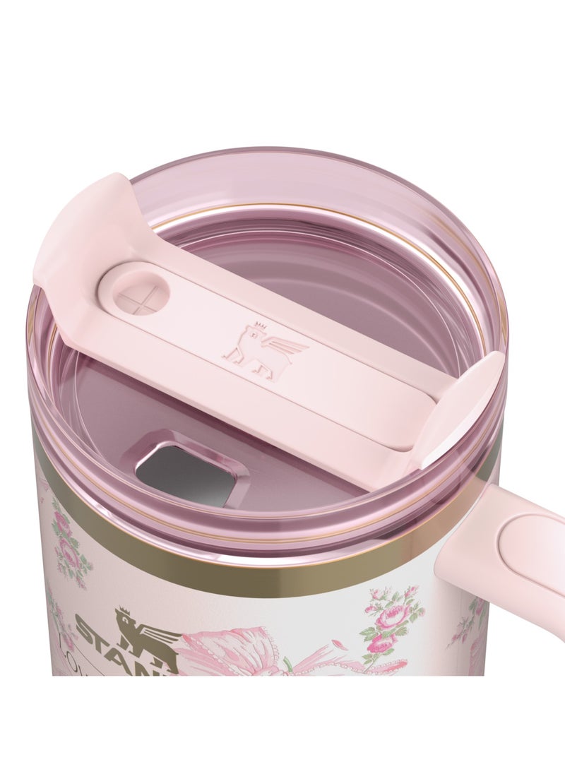 Stanley - The Stanley X LoveShackFancy Holiday Quencher,Stainless Steel Vacuum Insulated Tumbler with Lid and Straw for Water, Iced Tea or Coffee, Smoothie and More 40 OZ - Image 1