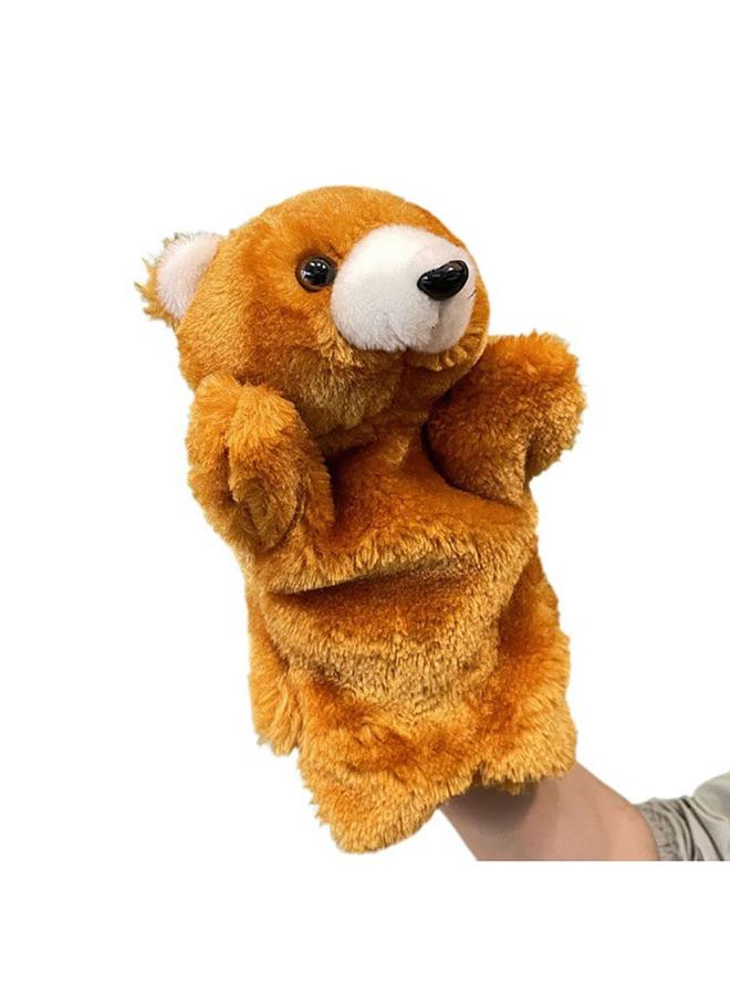 Bluejw Yiwu Factory Mixed Batch Teddy Bear Hand Doll Plush Toy Small Animal Brown Bear Finger Doll Children's Preschool Education Comfort - Image 1