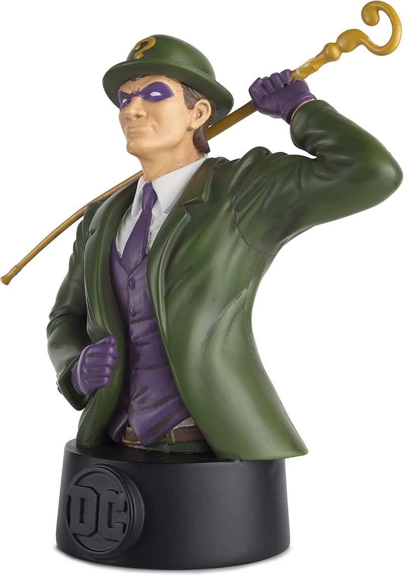 Eaglemoss DC Batman Universe Collector's Busts: #11 The Riddler Collector's Bust Toy, 5", Multicolor - Image 2