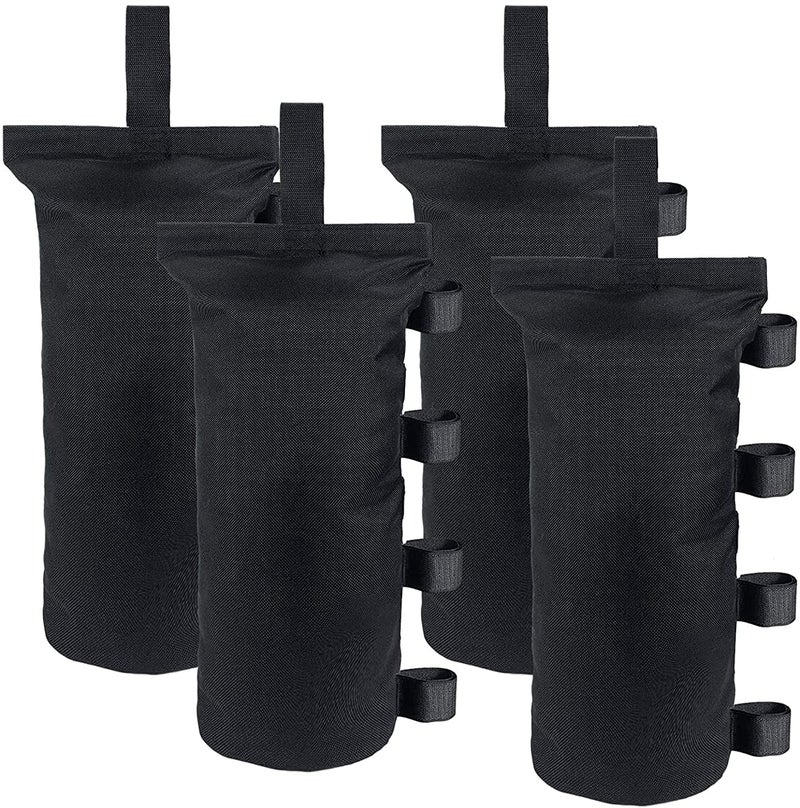 Joramoy Heavy Duty Canopy Weight Bags(120LBS) for Pop up Canopy Tent, Canopy Weights Set of 4, Leg Weights Sand Bags for Instant Outdoor Sun Shelter Patio Umbrella(Without Sand) - Image 1