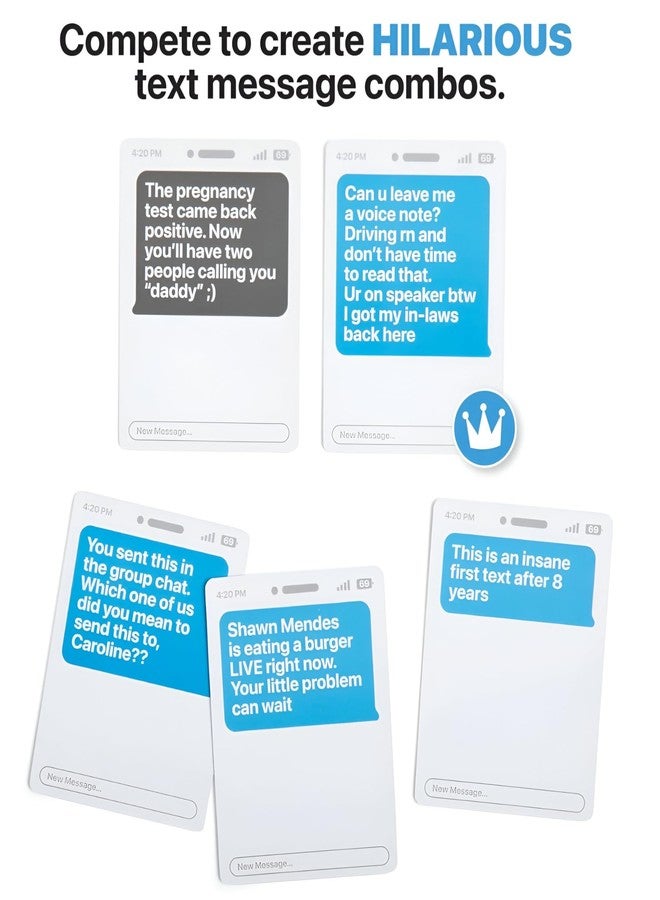 Tickles New Phone, Who Dis? - Hilarious Offline Text Messaging Party Game Perfect for Game Nights & Group Fun Adults & Teens (Ages: 17+ Years, Players: 3-20+) - Image 3