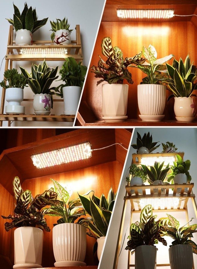 FECiDA 4Pack Grow Lights for Seed Starting, 2025 40W Flat Grow Light Panels for Shelves, Under Cabinet/Counter, Greenhouse, Indoor Plants, 4,8,12 Hr Timer, Free Linking - Image 5