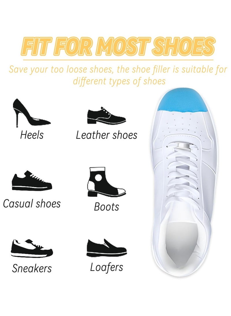 2 Pairs Shoe Fillers for Too Big Shoes, Inserts to Make Shoes Smaller, Toe Filler Cushion Inserts for Loose Shoes, for Men and Women - Image 4