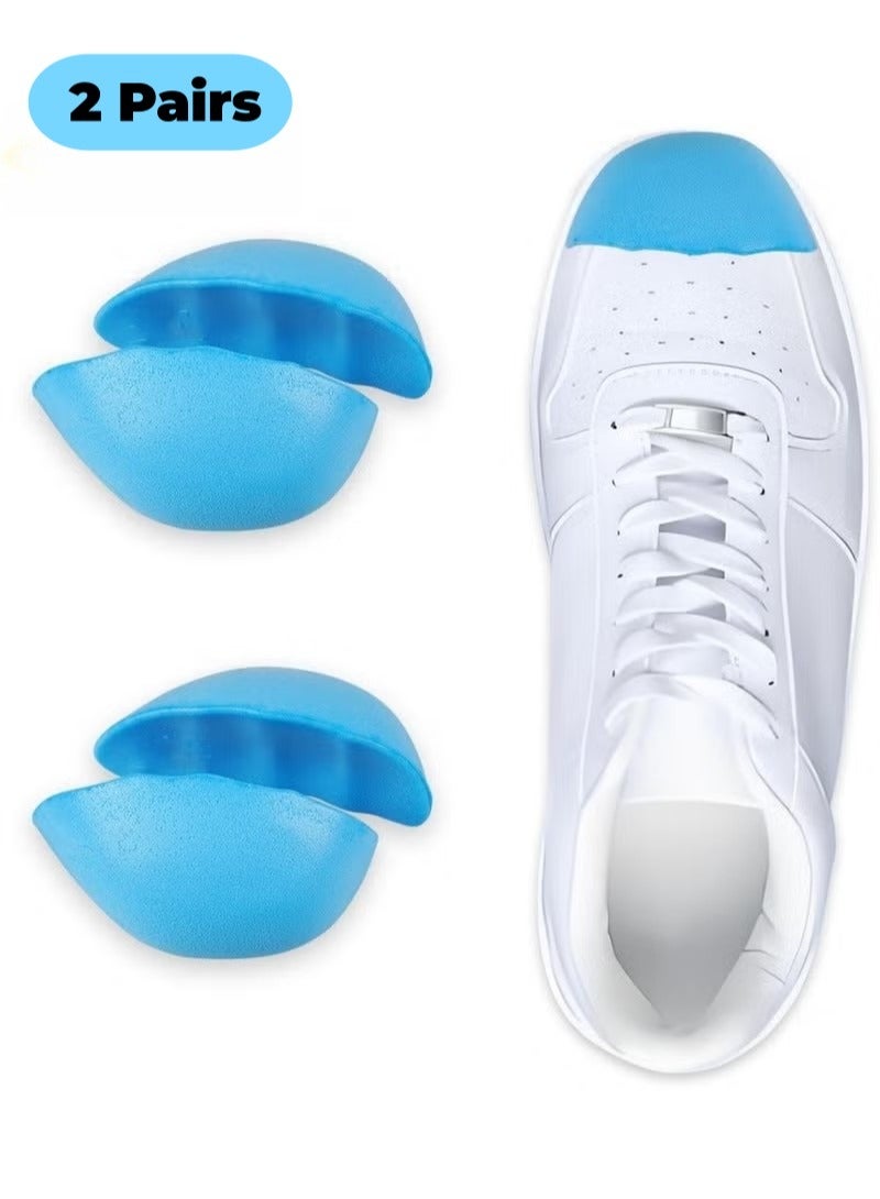 2 Pairs Shoe Fillers for Too Big Shoes, Inserts to Make Shoes Smaller, Toe Filler Cushion Inserts for Loose Shoes, for Men and Women - Image 1