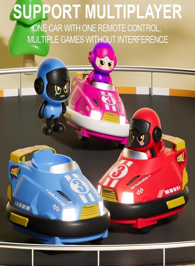 OBEST أوبست 2 حزمة سيارات تحكم عن بعد للأطفال، ألعاب السرعة، معارك التحكم عن بعد، سيارات كرتونية مع موسيقى وضوء، هدايا عيد الميلاد و عيد الميلاد - Image 3
