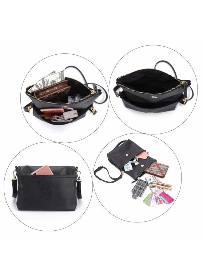 Gladdon Small Crossbody bags for Women Cross body Purse Shoulder Bag Black - Image 5
