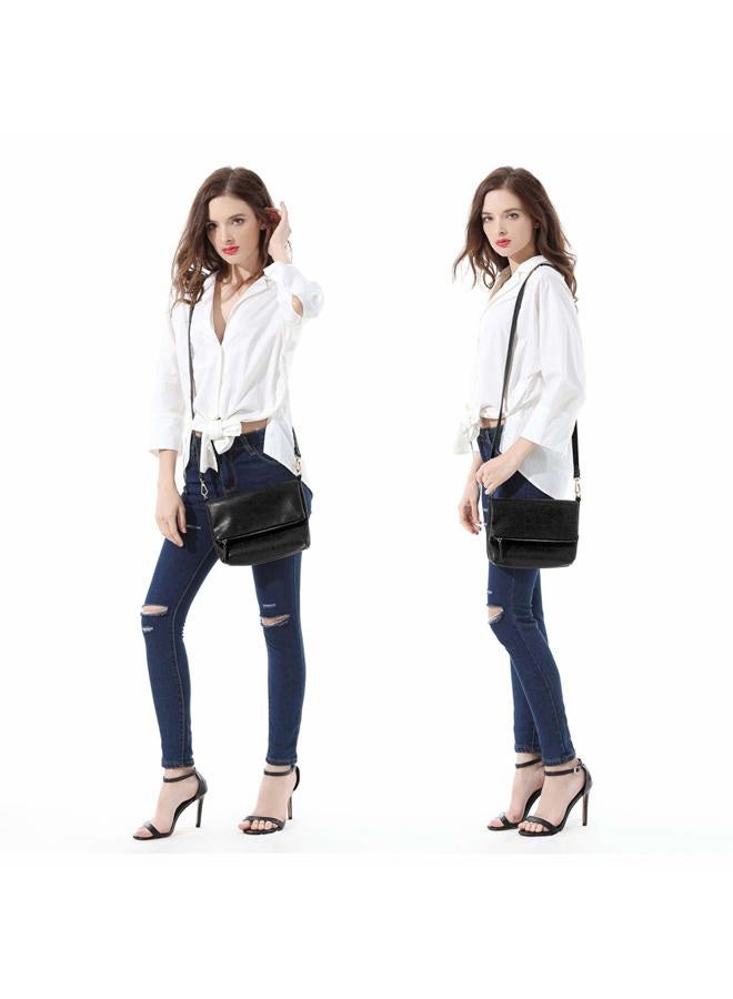 Gladdon Small Crossbody bags for Women Cross body Purse Shoulder Bag Black - Image 2