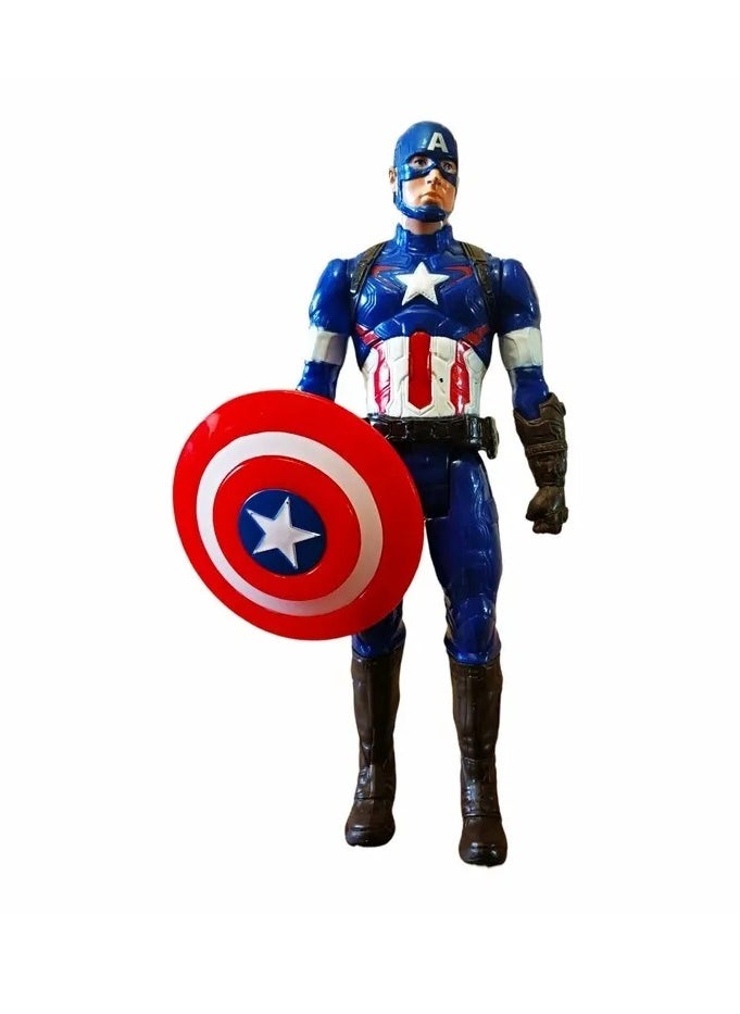 Generic - Marvel Avengers Titan Hero Series Collectible 12-Inch Captain America Action Figure, Toy For Ages 4 and Up - Image 1