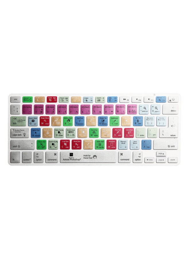 Generic - Applicable To Apple Keyboard Film Macbook13/15/17 US And European Version With Silver Quick Function Keyboard Film-Color:The Latest Version Of Logic Pro X Music Production Software-Silver-Dimensions:13/15/17 Inch US And General Motors - Image 1