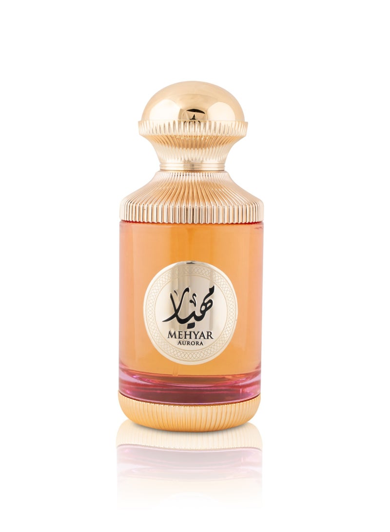 Mamlakat Al Oud Mehyar Aurora Eau De Parfum for Women - 100 ml | Floral Woody Scent with Tangerine, Jasmine & Ambergris  - Image 2