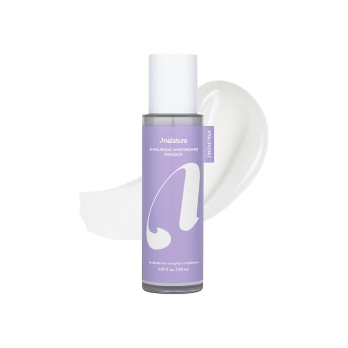 Naisture Hyaluronic Acid Emulsion – Lightweight Face Moisturizer, Niacinamide for Layering Hydration & Skin Barrier Support