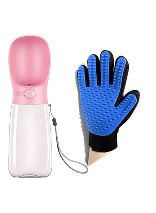 NKX Pet Water Bottle And Hair Remover Gloves  - Image 1