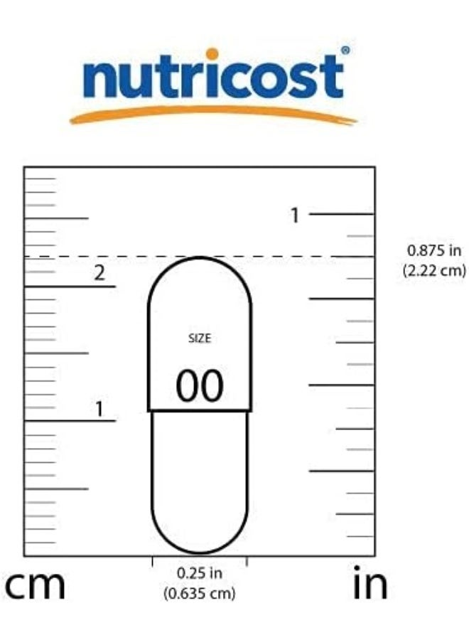 Nutricost كبسولات حمض D-Aspartic (عبوة من 180 كبسولة) (3000 ملغ حصة) - Image 5