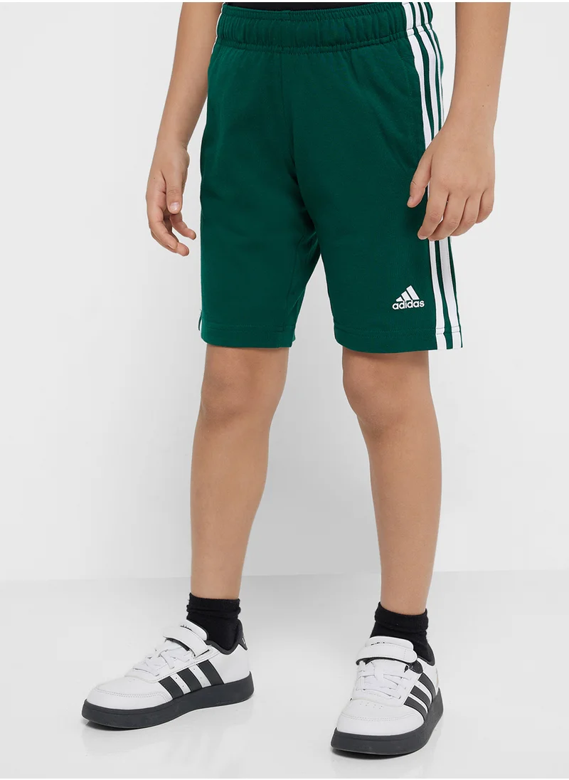 Adidas Youth 3 Stripes Shorts