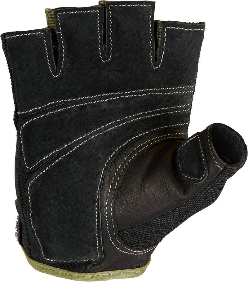 Harbinger Power Non-Wristwrap Workout Weightlifting Gloves with StretchBack Mesh and Leather Palm - Image 2
