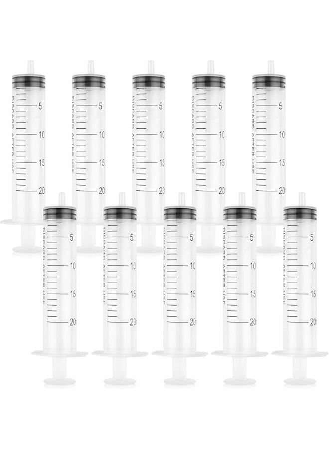 TERUMO 20 mL Plastic Syringe Pack | Individually Sealed Disposable Syringes with Measurement Graduations | Eccentric Tip for Liquid Measurement, Laboratory Use, Pet Feeding, Oil & Glue Application - Image 2
