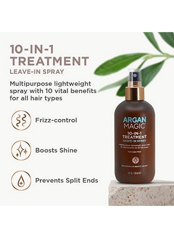 ARGAN MAGIC 10 In 1 Hair Treatment & Stylizing Spray Multipurpose Leave In Spray For All Hair Types ; Made In Usa ; Paraben Free ; Cruelty Free (8 Oz/2 Pack)  - Image 4