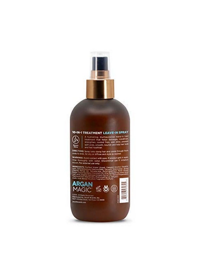 ARGAN MAGIC 10 In 1 Hair Treatment & Stylizing Spray Multipurpose Leave In Spray For All Hair Types ; Made In Usa ; Paraben Free ; Cruelty Free (8 Oz/2 Pack)  - Image 3