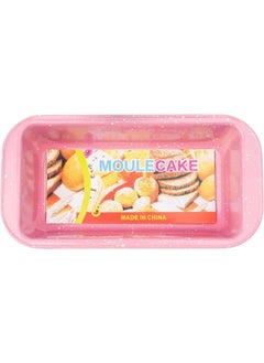Happy Home Granite Deep Rectangle Cake Mold Home Baking Pan, Kitchen Tools, Cake Accessories 25 x 6 x 15 cm - Pink  - Image 2