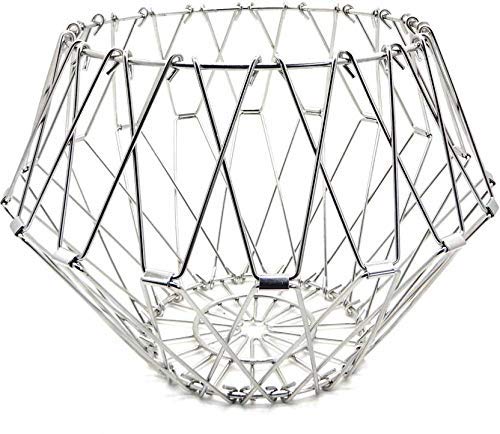 P-Plus International Steel Flexible Kitchen Storage Organizer Adjustable Fruit Basket for Home & Kitchen - Image 3