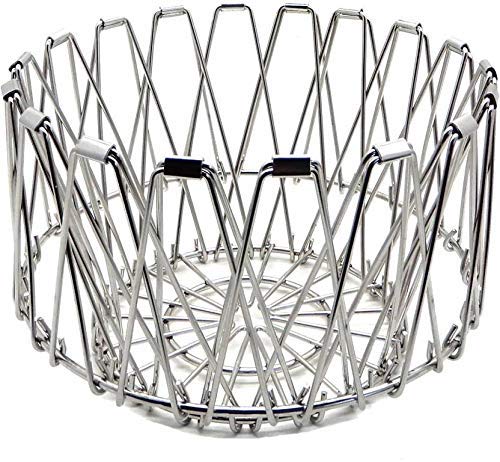 P-Plus International Steel Flexible Kitchen Storage Organizer Adjustable Fruit Basket for Home & Kitchen - Image 5