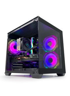Game Sekret Dark Nova Gaming PC Bundle - Intel Core i5-12400F Processor | AMD Radeon RX 580 8GB GPU | 16GB DDR4 RAM | 1TB M.2 NVMe SSD | Air Cooler | WiFi/Bluetooth Ready | Windows 11 Pro | 24" FHD Monitor | Head Phones / Keyboard / Mouse / Mouse Pad | Game Sekret Desktop Computer Tower Bundle  - Image 2