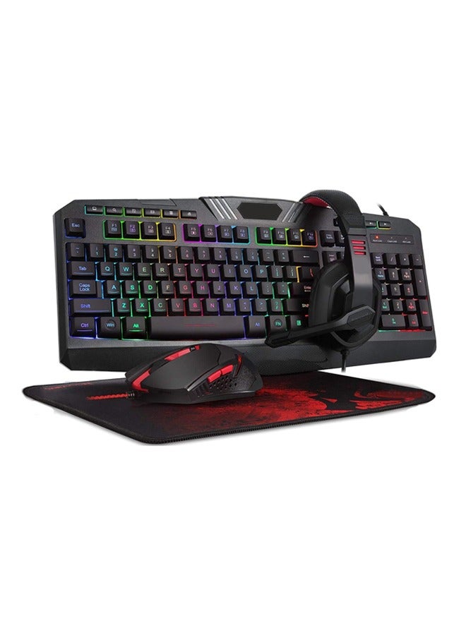 Game Sekret حاسوب الألعاب Dark Nova Gaming PC Bundle من Game Sekret – بمعالج Intel Core i5-12400F، مع خيار بطاقة رسوميات AMD Radeon RX 580 أو GeForce RTX 3050 أو RTX 3060 أو RTX 5050 أو RTX 5060، وذاكرة DDR4 بسعة 16 جيجابايت، وتخزين SSD من نوع M.2 NVMe بسعة 1 تيرابايت، ومبرّد هوائي، ولوحة أم H610، ومزوّد طاقة من 500 واط إلى 650 واط بمعيار 80+، مع شاشة 24 بوصة بدقة FHD، ولوحة مفاتيح، وفأرة، ولوحة فأرة، وسماعة رأس، واتصال WiFi وBluetooth، ونظام تشغيل Windows 11 Pro، مع ضمان لمدة سنة واحدة. black - Image 4