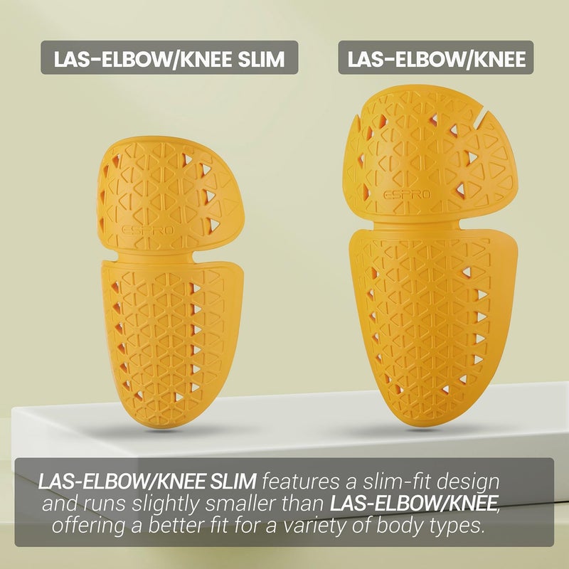 surlim Motorcycle Armor Insert Pads CE Level 2 Motorcycle Protector CE Armor for Motorcycle Jackets Pants (LAS-Elbow/Knee Slim[CE Level 2]) - Image 3