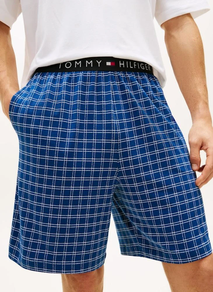 TOMMY HILFIGER  TH Original Print Jersey Shorts Pyjama Set for Men | Best Price UAE