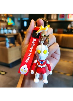 Red Cartoon Anime Ultraman Keychain