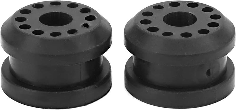 مجموعة من 2 قطع من أغطية محامل روابط ناقل الحركة (Transfer Case Shifter Linkage Bushings)، بديل مصنوع من المطاط، مناسبة لطرازات 1500، 2500، 3500، 4X4؛ مادة متينة، سهلة التركيب، ومناسبة بشكل موثوق للطرازات من عام 2002 إلى 2018. - Image 1