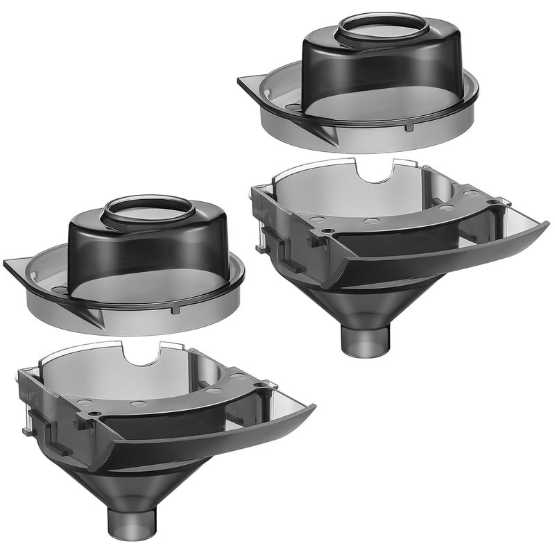 2PCS Replacement Funnel & Cover Compatible with Baby Brezza Formula Pro Advanced, Baby Formula Dispenser Replacement Funnel Compatible with Baby Brezza - Easy to Use and Clean - Image 1
