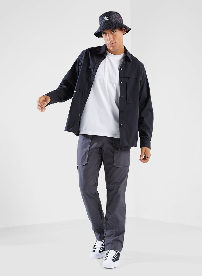 izzue Nylon Slit Shirt - Image 4